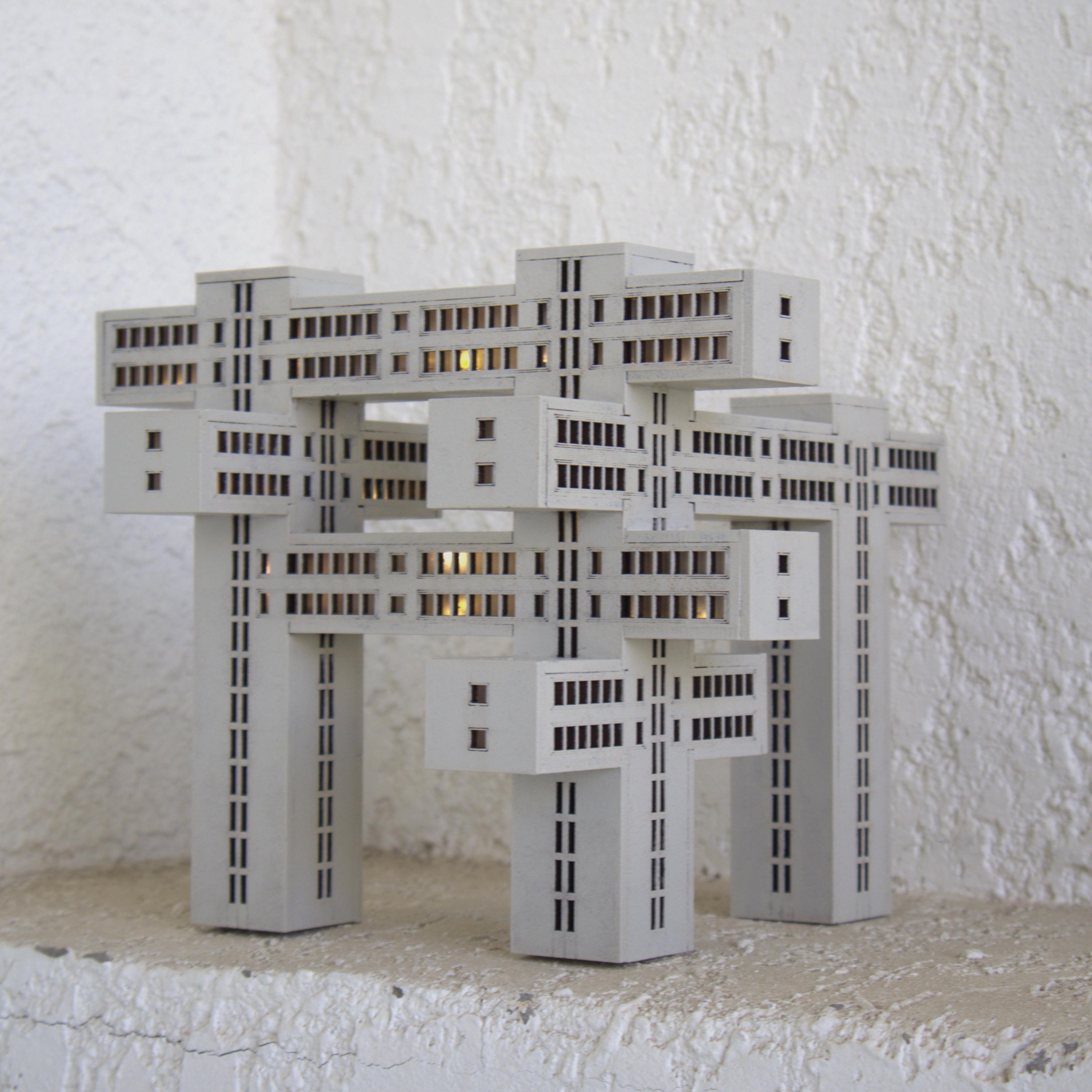 Souvenir der Brutalistischen Architektur, Wahrzeichen der Sowjetunion, Einzigartiges Geschenk von Tiflis