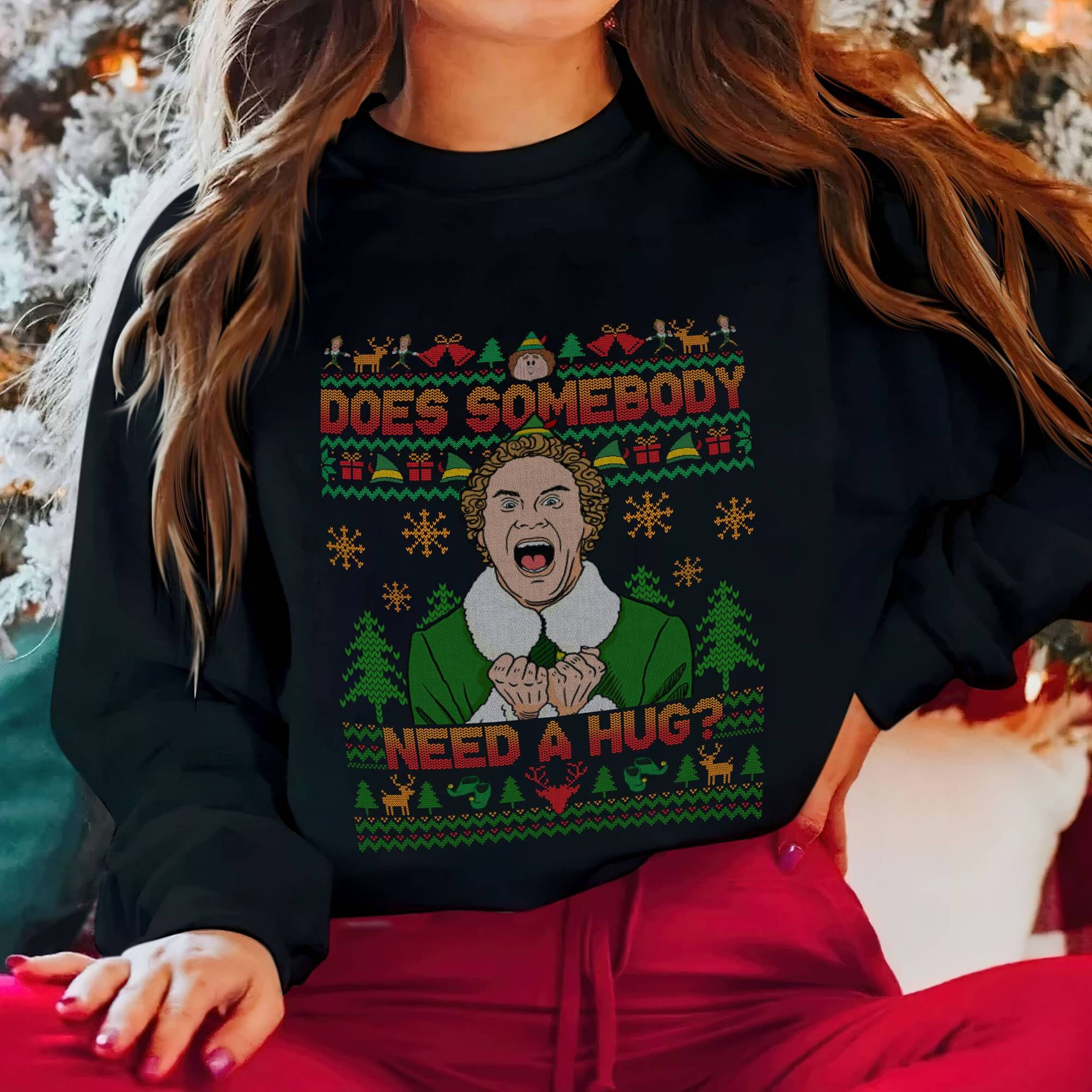 Buddy the elf outlet ugly sweater