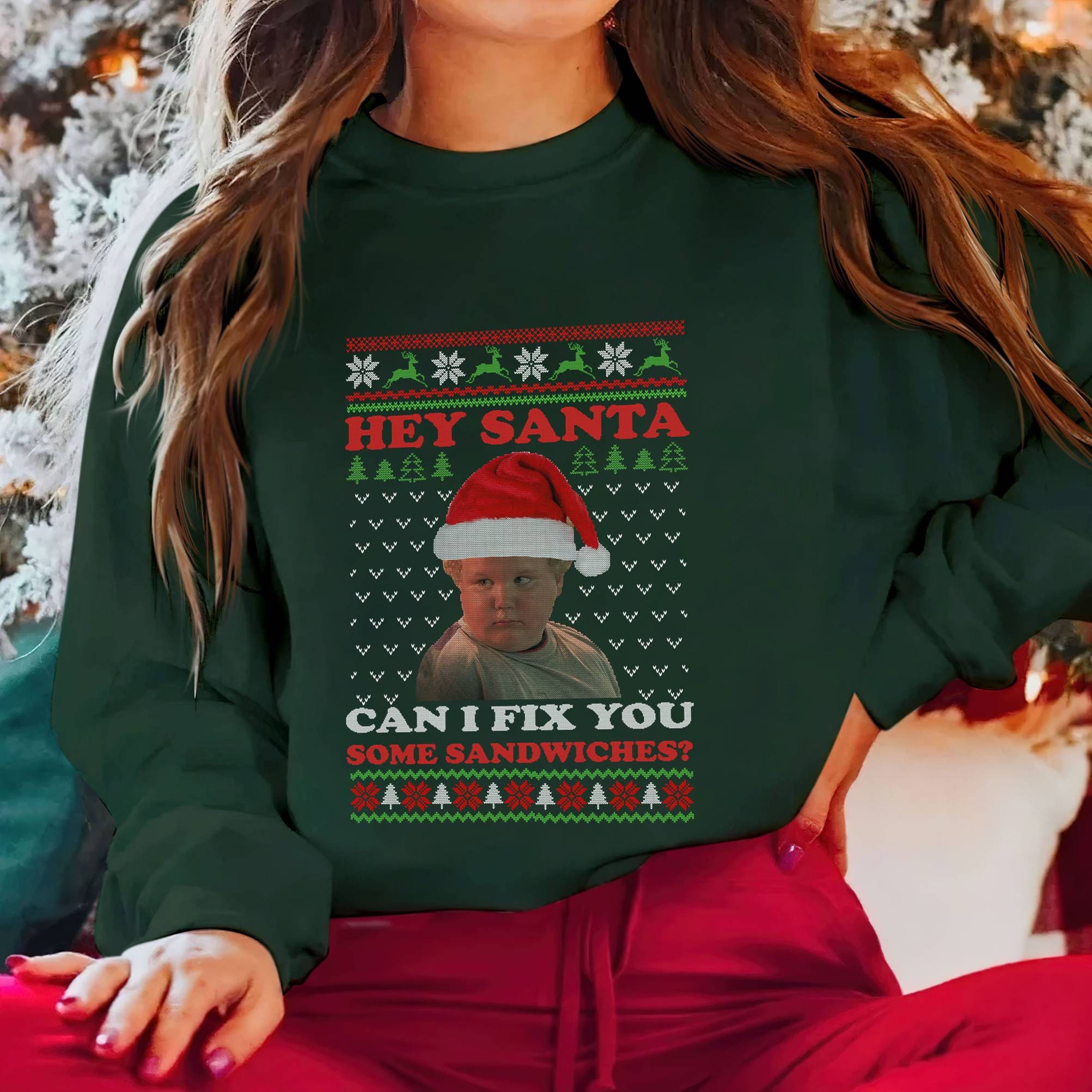 Bad Santa Christmas Shirt Thurman Merman Sweatshirt Hey - Etsy