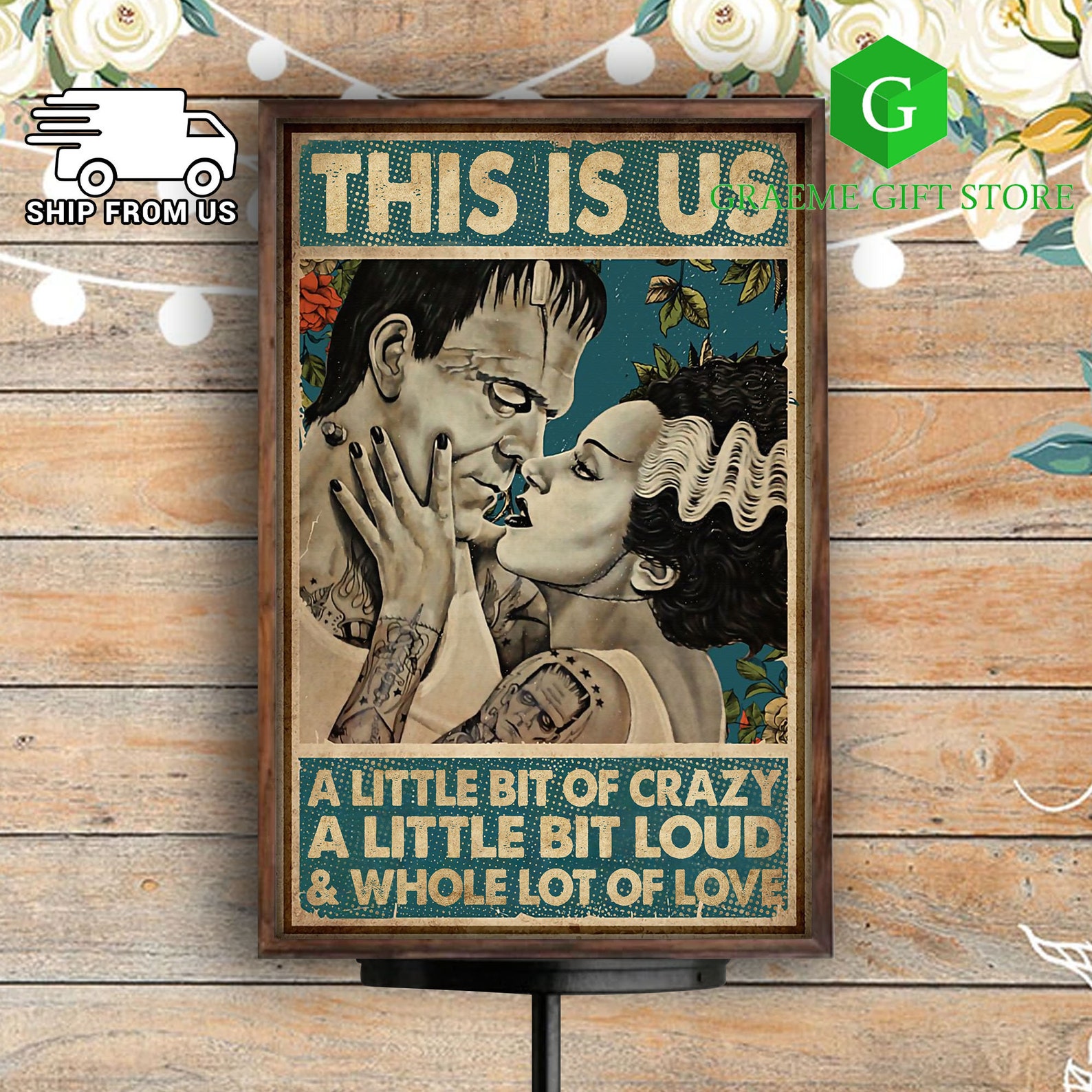 This is Us A Little Bit of Crazy A Little Bit Loud and Whole Etsy UK