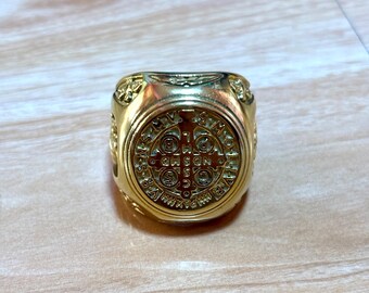 Consecrated Saint Benedict Ring