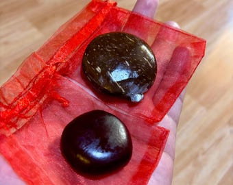 The Twin Guardians- Rare Zero-Eye Coconut & Sacred Bayugo Seed Talisman Set