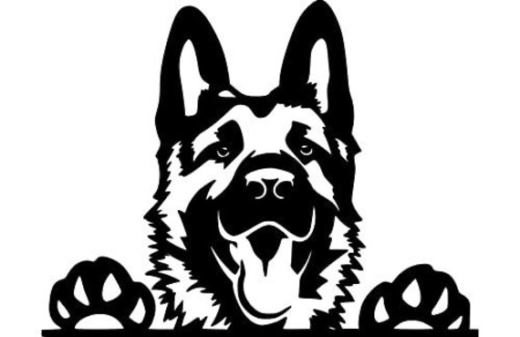 german shepherd vinyl decals