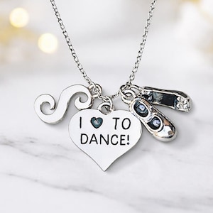 Personalized Tap Dance Shoe Necklace, Girls Tap Dance Jewelry, Gift for Tap Dancer, Tap Dance Gift, Initial Charm, Dance Recital Gift