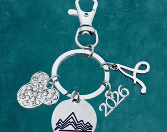 Personalized 2026 All Star Cheer Keychain, Cheer Summit Zipper