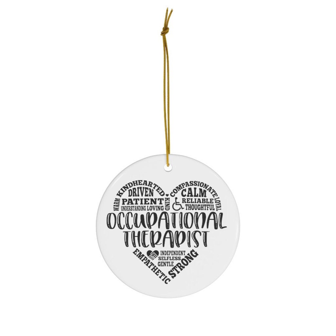 Occupational Therapist Ornament Occupational Therapy Gift Etsy