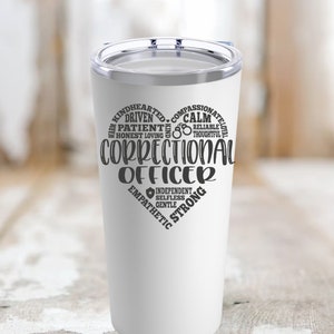 Correctional Officer Tumbler, 20oz, Correctional Officer Gift
