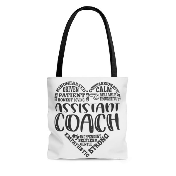 Assistant Coach AOP Tote Bag, Assistant Coach Gift, Birthday Gift, Appreciation Gift, Christmas Gift, Thank You , Coach Tote Bag, Saddle Bag