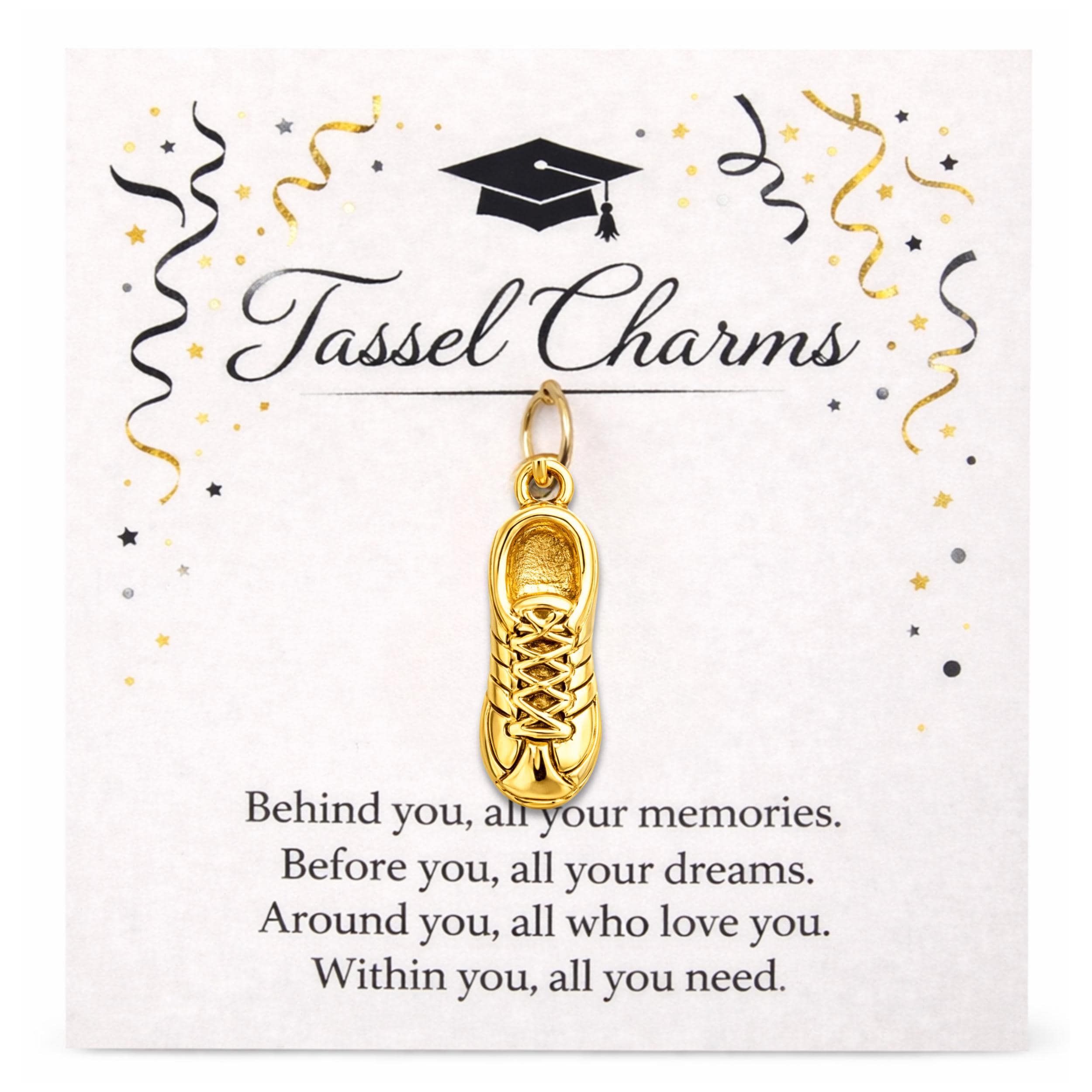 Graduation Pin Cross Cross Country Graduation Tassel Charm for Senior Runner Keepsake Gift ...