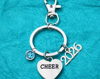 2026 Cheer Keychain, Worlds Cheer Summit All Star Zipper Pull