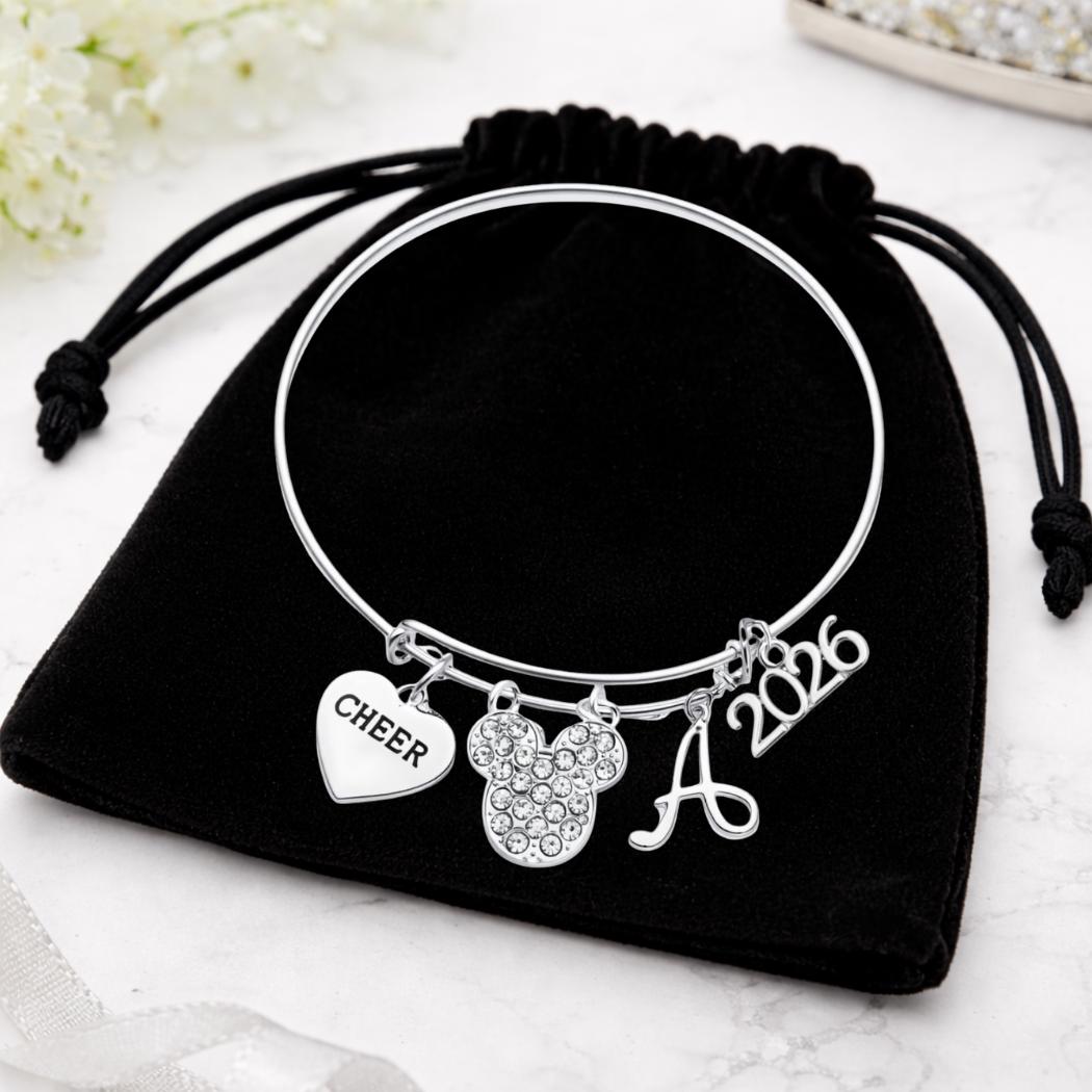 Personalized 2026 Cheer Bracelet, Girls D2 Summit Worlds