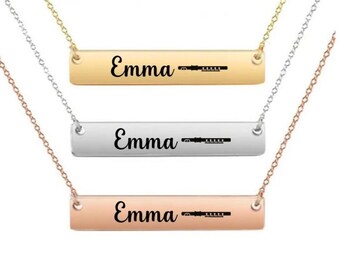Girls Flute Gift, Personalized Flute Necklace, Engraved Pendant Charm Flute Jewelry, Flute  Team, Flautist Gifts