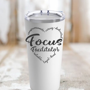 Fokus Fawerkitator Becher, 20 Unzen, Fokus Organisator Geschenk, Geburtstagsgeschenk, Organisator Becher, Gruppenleiter Becher, Moderationsbecher, Kaffeetasse