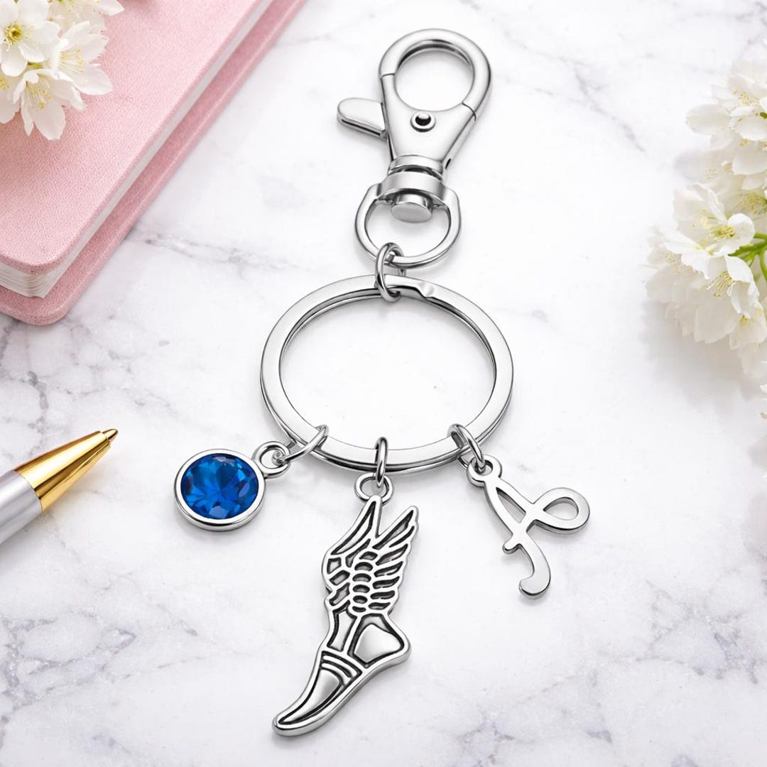Track Keychains Personalized Track and Field Keychain, Track Runner Bag Charm, Custom ...
