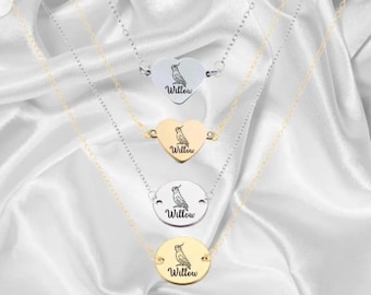 Personalized Cockatiel Necklace, Cockatiel Gift, Custom Engraved Bar Necklace, Memorial Keepsake for Cockatiel Mom, Cockatiel Bird Lover