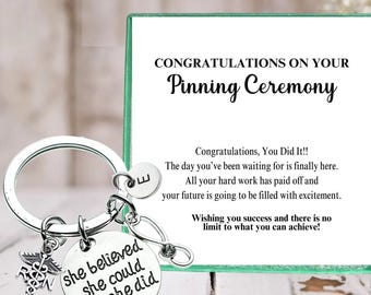 RN Graduation Gift, Pinning Ceremony, Personalized Nurse Gift, Nurse Graduation Gift, Nurse Necklace, Nursing Student, Nursing School