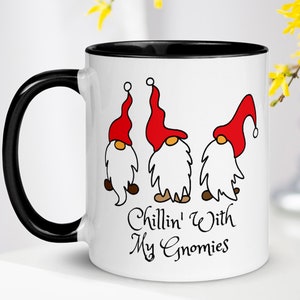 Personalized Christmas Gnome Mug ~ Scandinavian Gnomes ~ Tomte Mug ~ Nisse Coffee Mug ~ Nordic Gnome Mug ~ Christmas Gnomes Gift