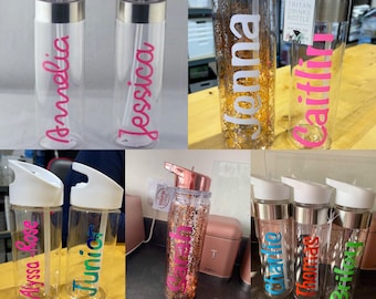 Kids mini Tritan water bottle tritan bottle glitter bottles back to school child children’s summer 450ml personalised bottle
