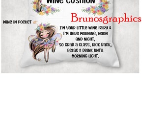 personalised book cushion Ladies gift/decorative cushion/gift for her/birthday/anniversary/wine