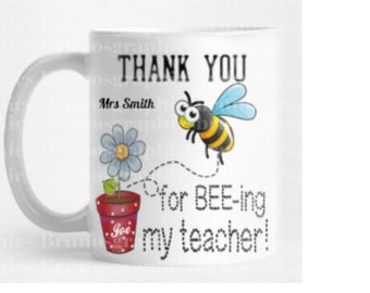Personalised teachers cushion cups/mugs coasters end of term gift teacher and assistant gifts
