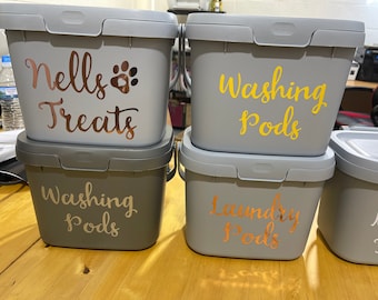 Custom label for Eco caddy,kitchen storage,Mrs Hinch inspired,utility,