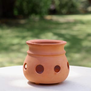 Small Terracotta Pot with Holes