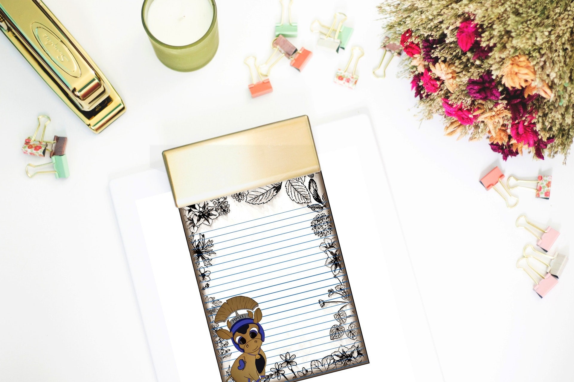 Personalized Notepad With Name Writing Pad Personalized Etsy UK