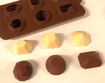 Jewel Faceted Mini Chocolate Mould