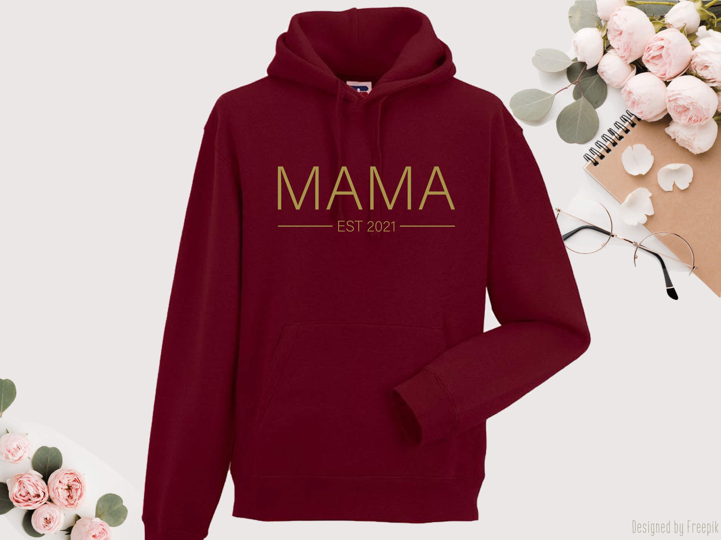 Personalised Mama Established Hoodie Custom Mom Sweatshirt | Etsy
