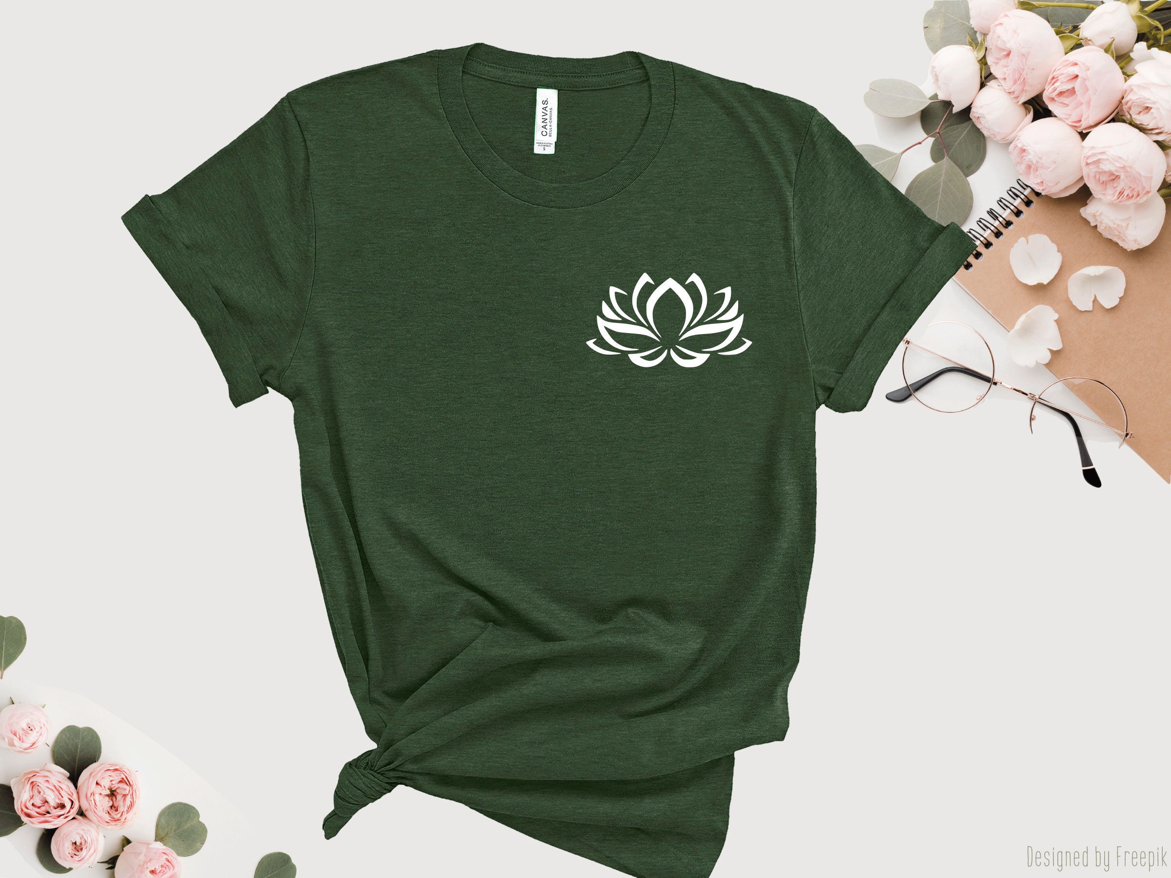 Lotus Flower T-Shirt Lotus Shirt Funny Yoga Tshirt | Etsy