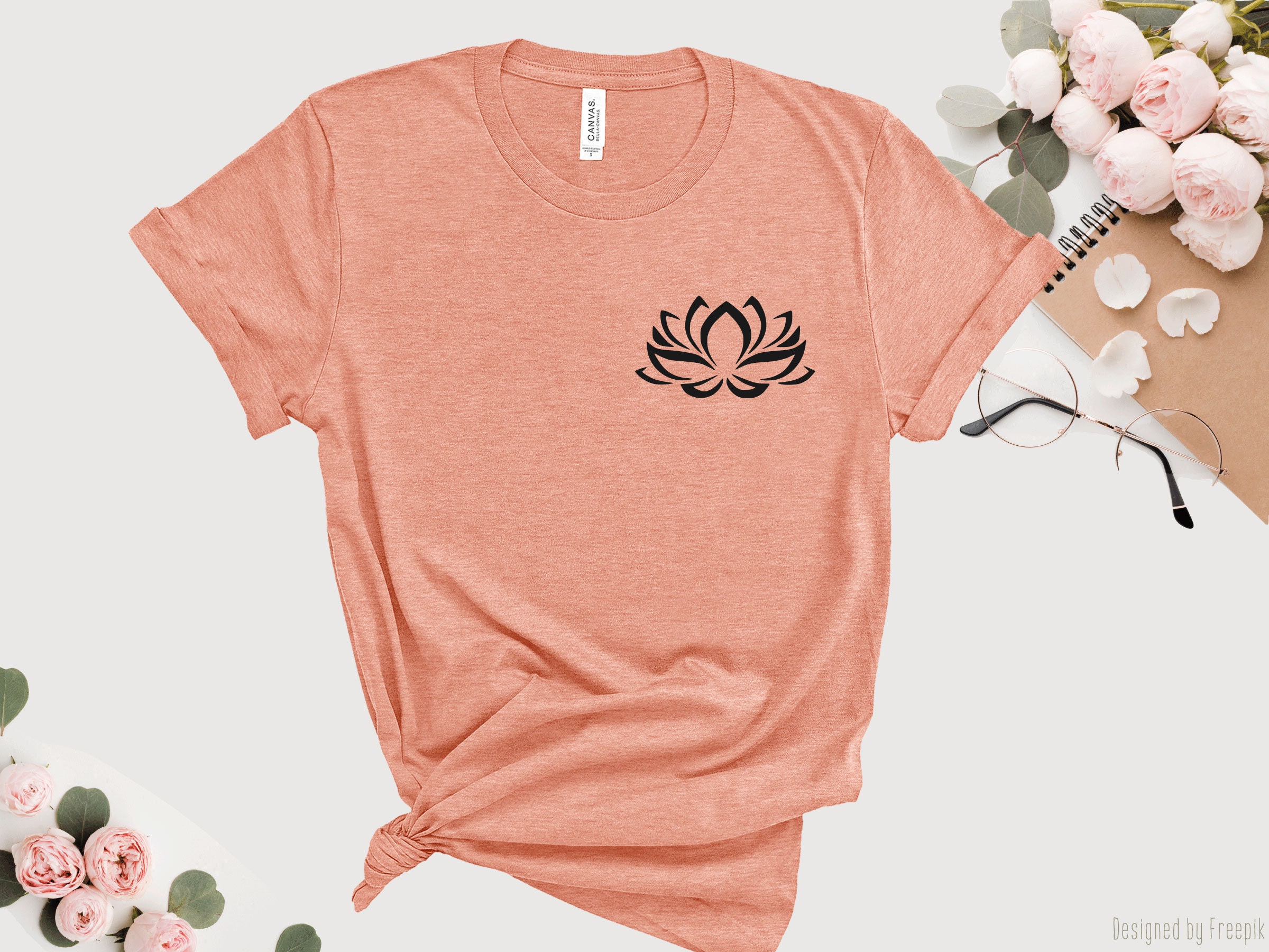 Lotus Flower T-Shirt Lotus Shirt Funny Yoga Tshirt | Etsy