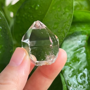 Natural Herkimer Diamond Terminated Point For Jewelry Making Reiki Healing Chakra Stone #26100104