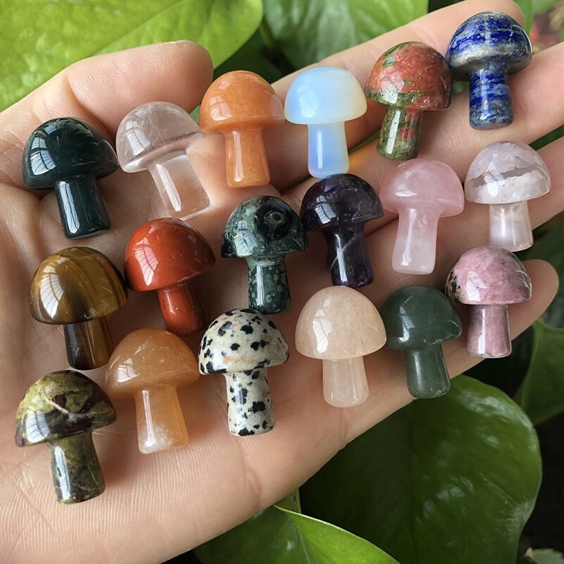 Quartz Crystal Hand Carved Mini Clear Quartz /Lapis Lazulli/ Opal/Mus…