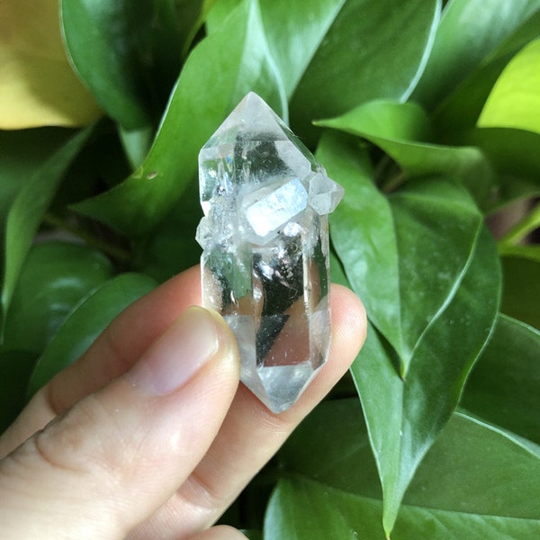 Natural Herkimer Diamond Terminated Point For Jewelry Making Reiki Healing Chakra Stone #22082311