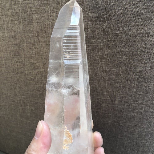 Natural Raw Rough Clear Lemurian Seed Crystal Quartz Point good Wand Specimen Stone #22101809