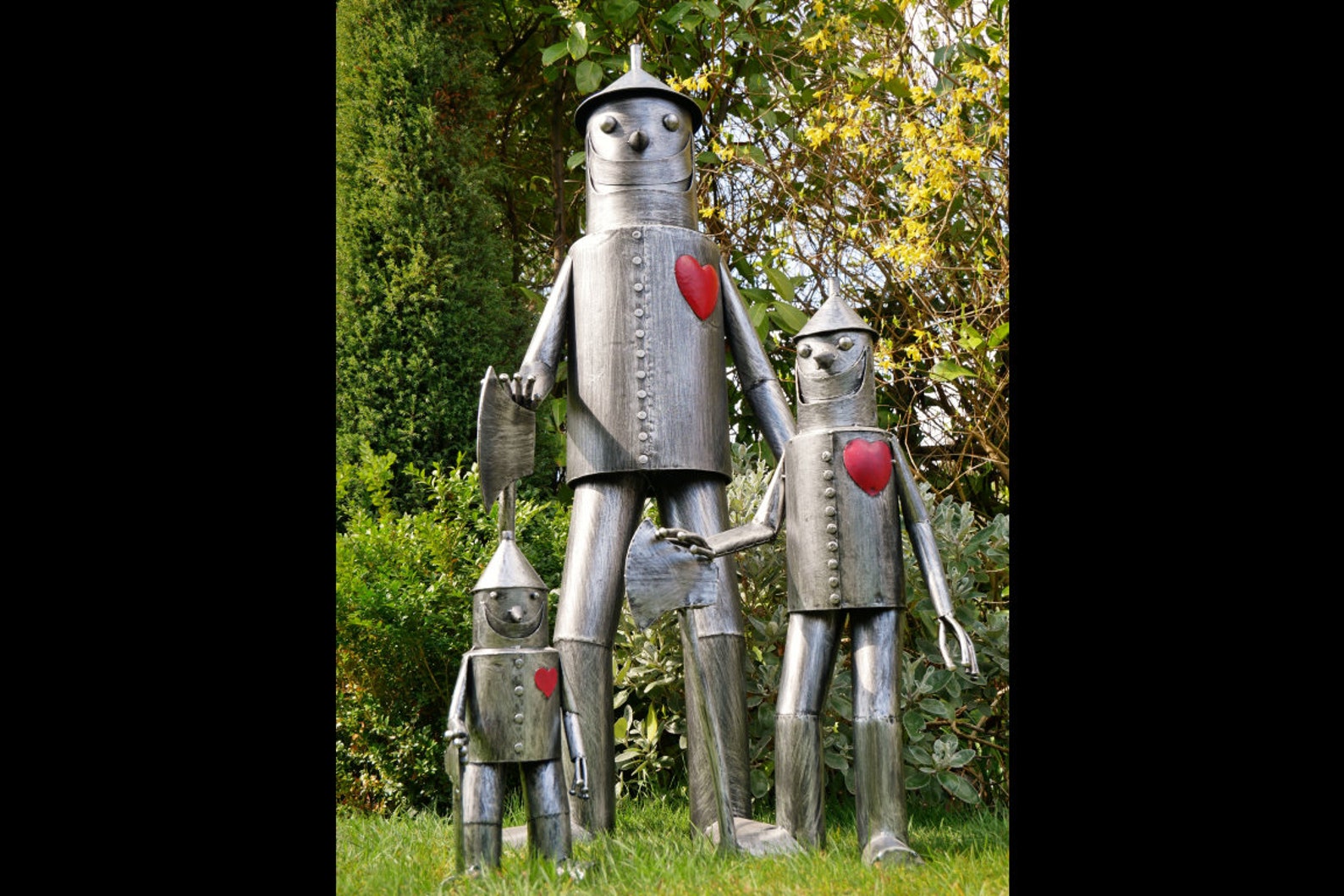 XL TIN man wizard of oz garden decor Metal garden statue Etsy