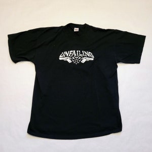 Vintage Y2K UNFAILING Hardcore Band T Shirt. Size XL.