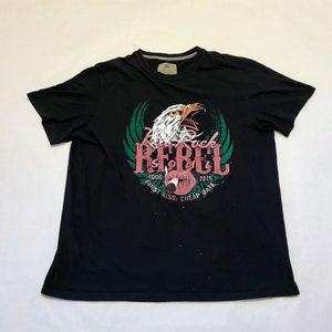 Rare Kid Rock Rebel Soul First Kiss Cheap Date Concert Tour T Shirt 2015 . Size 2XL.