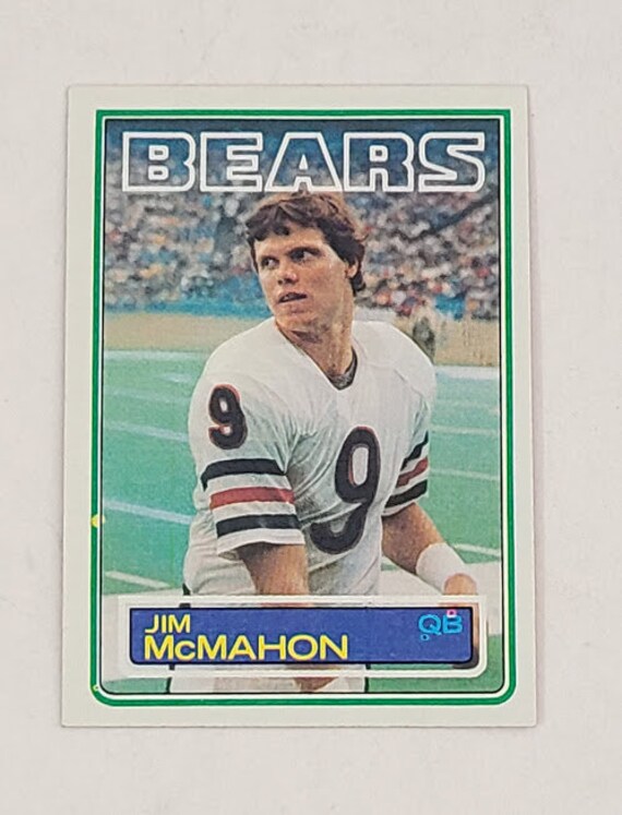 Vintage 1983 Topps Jim McMahon Rookie Card Etsy