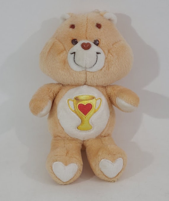 VINTAGE 1985 Champ Trophy Heart CARE BEARS 13 Plush Etsy