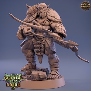 Senteis Problaa - Bugbear Ranger - Unpainted Miniature