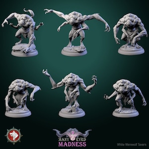 Many Eyed Monster - 32mm Scale - Unpainted Miniature