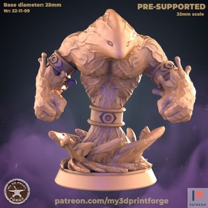 Conjured Elemental, Water, Arcane - Unpainted Miniature