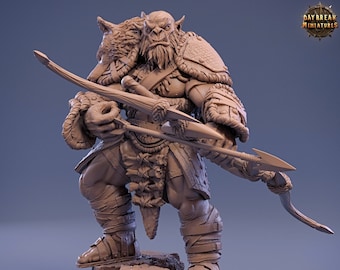 Senteis Problaa - Bugbear Ranger - Miniatura sin pintar