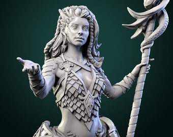 Nala - Draconic Sorceress - Unpainted Miniature