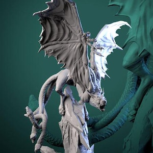 Geflügelte Hellcat - 32 mm Menage - Unbemalt