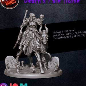 Four Horsemen - Death - 32mm Scale - Unpainted Miniature