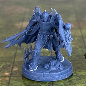 Kalsour, the Dark Knight - Rise of the Death Lord Set - Unpainted Miniature