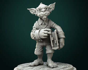 Bibliotecario Goblin - Miniatura sin pintar