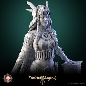 Naira Muna - Native Woman - Unpainted Miniature